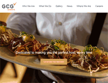 Tablet Screenshot of gcg-events.com